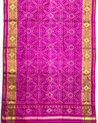 Pink Manekchowk Patola Dupatta