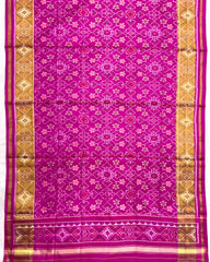 Pink Navratan Manekchowk Mix Patola Dupatta