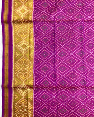 Purplish Pink Small Panchanda Patola Dupatta