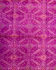 Purplish Pink Manekchowk Patola Dupatta