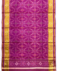 Purplish Pink Manekchowk Patola Dupatta