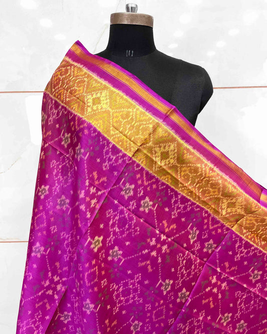 Purplish Pink Navratan Patola Dupatta