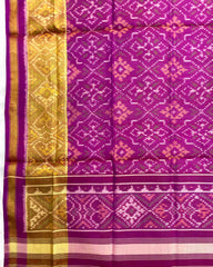 Purplish Pink Panchanda Patola Dupatta