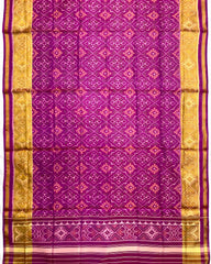 Purplish Pink Panchanda Patola Dupatta