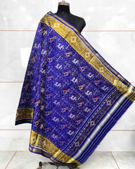 Blue Narikunj Patola Dupatta