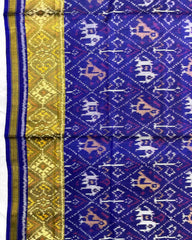 Blue Narikunj Patola Dupatta