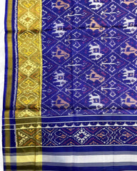 Blue Narikunj Patola Dupatta