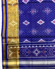 Blue Panchanda Doted Patola Dupatta