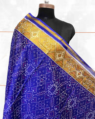 Blue Manekchowk Patola Dupatta