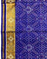 Blue Manekchowk Patola Dupatta