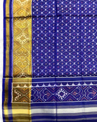 Blue Booty Design Patola Dupatta