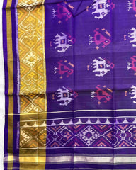 Purplish Blue Narikunj Patola Dupatta