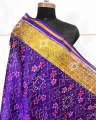 Purplish Blue Navratan Manekchowk Mix Patola Dupatta