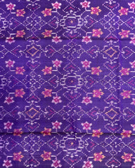 Purplish Blue Navratan Manekchowk Mix Patola Dupatta