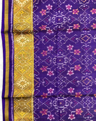 Purplish Blue Navratan Manekchowk Mix Patola Dupatta