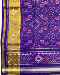 Purplish Blue Navratan Manekchowk Mix Patola Dupatta