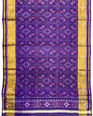 Purplish Blue Navratan Manekchowk Mix Patola Dupatta