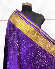 Purplish Blue Navratan Patola Dupatta