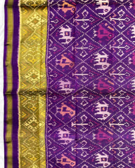 Purple Narikunj Patola Dupatta