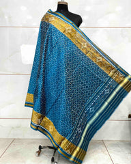 Turquoise Booty Design Patola Dupatta