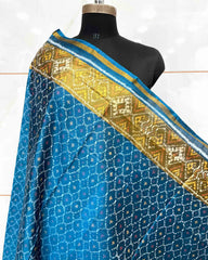 Turquoise Booty Design Patola Dupatta