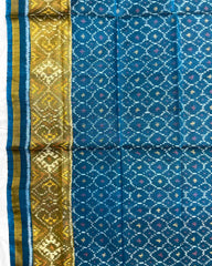 Turquoise Booty Design Patola Dupatta