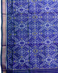 Blue Manekchowk Patola Dupatta