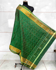 Green Panchanda Patola Dupatta