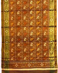 Copper Narikunj Patola Dupatta