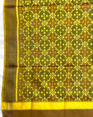 Golden Buttonful Design Patola Dupatta