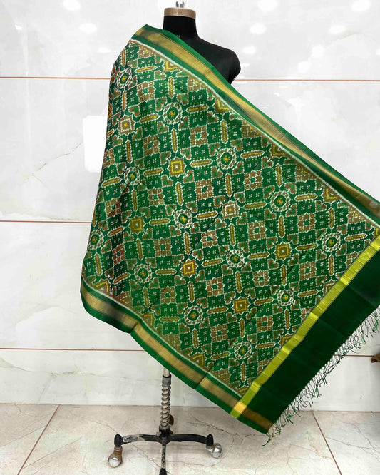 Green Manekchowk Patola Dupatta