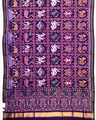 Purple Narikunj Patola Dupatta