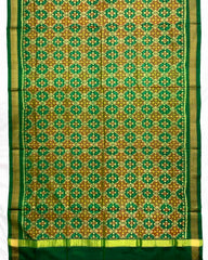 Green Buttonful Design Patola Dupatta