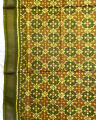 Golden Buttonful Design Patola Dupatta