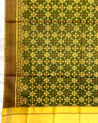 Golden Buttonful Design Patola Dupatta