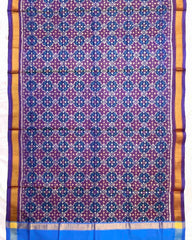 Purple Buttonful Design Patola Dupatta