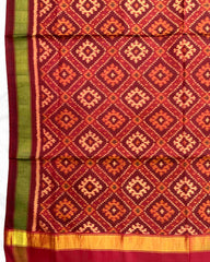 Red Panchanda Patola Dupatta