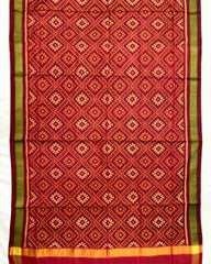 Red Panchanda Patola Dupatta