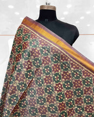 Onion Buttoful Design Patola Dupatta