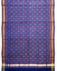 Purple Buttonful Design Patola Dupatta