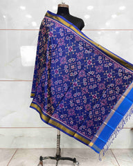 Blue Navratan Patola Dupatta