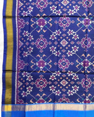 Blue Navratan Patola Dupatta