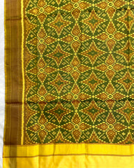 Mustard Yellow Solsitara Design Patola Dupatta