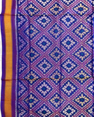 Purplish Blue Panchanda Patola Dupatta