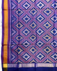 Purplish Blue Panchanda Patola Dupatta