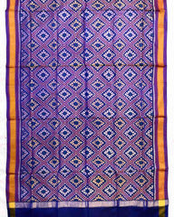 Purplish Blue Panchanda Patola Dupatta