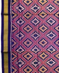 Blue & Purple Panchanda Patola Dupatta