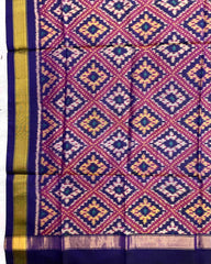 Blue & Purple Panchanda Patola Dupatta