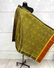 Mehendi Solsitara Design Patola Dupatta