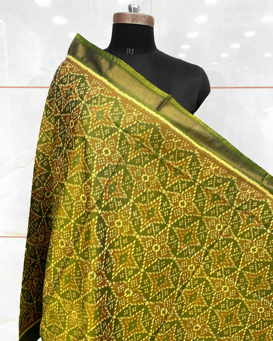 Mehendi Solsitara Design Patola Dupatta